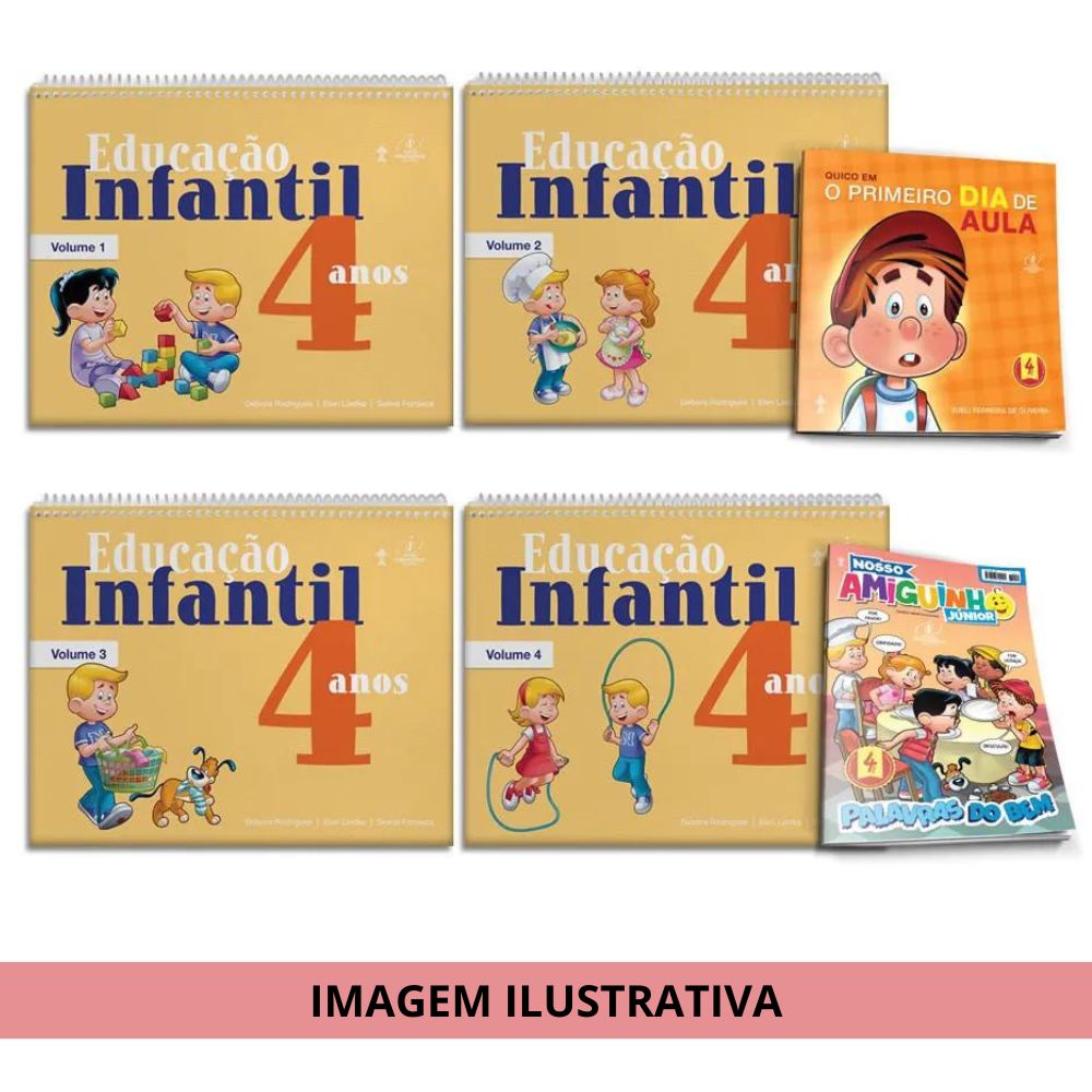 Kit Coleção Infantil - 4 Anos - Colégio Adventista de Caratinga